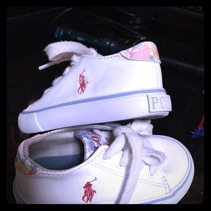 Polo Ralph Lauren tennis shoes for little girls
